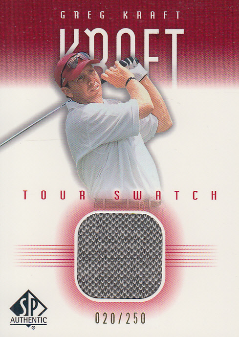 2001 SP Authentic Tour Swatch 250 #GKTS Greg Kraft
