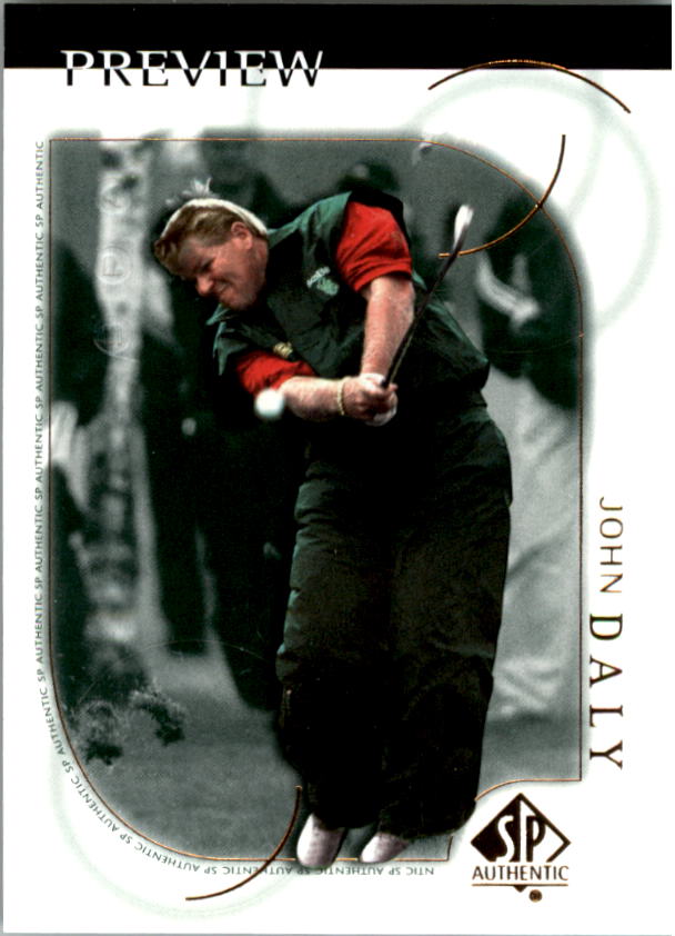 2001 SP Authentic Preview Golf Card Pick - Picture 2 of 117