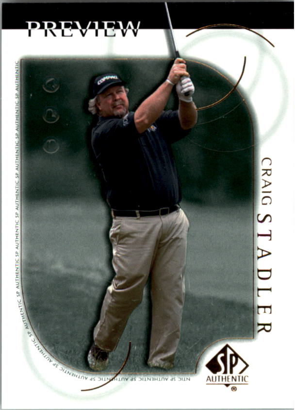 2001 SP Authentic Preview Golf Card Pick - Picture 20 of 117