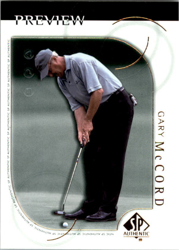2001 SP Authentic Preview Golf Card Pick - Picture 24 of 117