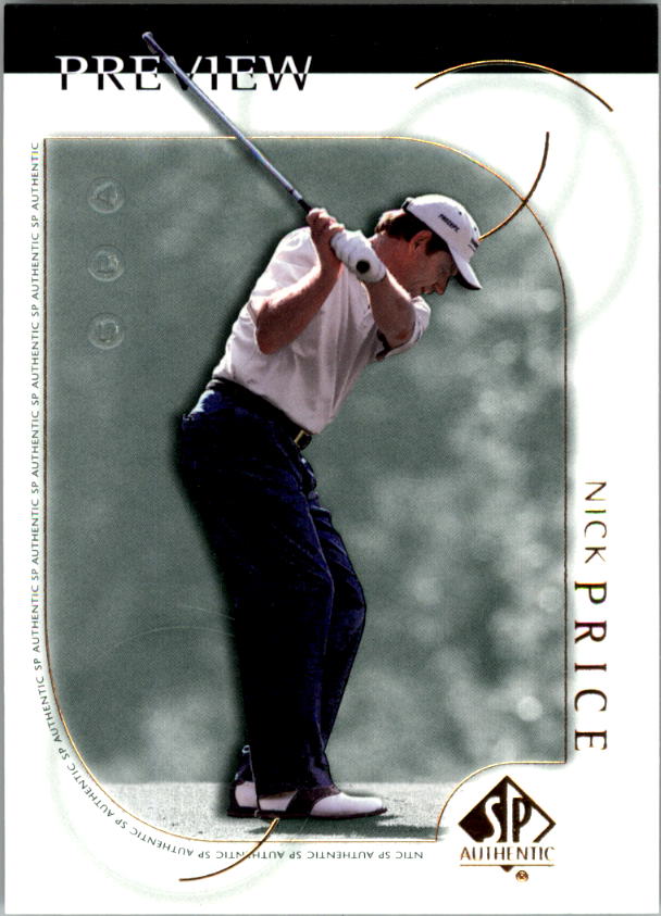 2001 SP Authentic Preview Golf Card Pick - Picture 26 of 117