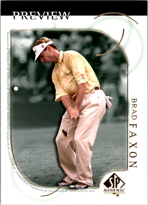 2001 SP Authentic Preview Golf Card Pick - Picture 32 of 117