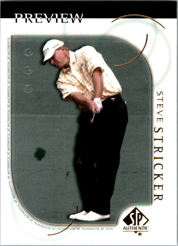 2001 SP Authentic Preview Golf Card Pick - Picture 36 of 117
