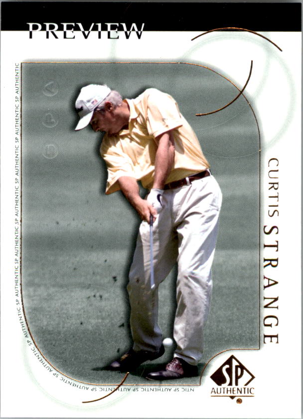 2001 SP Authentic Preview Golf Card Pick - Picture 40 of 117