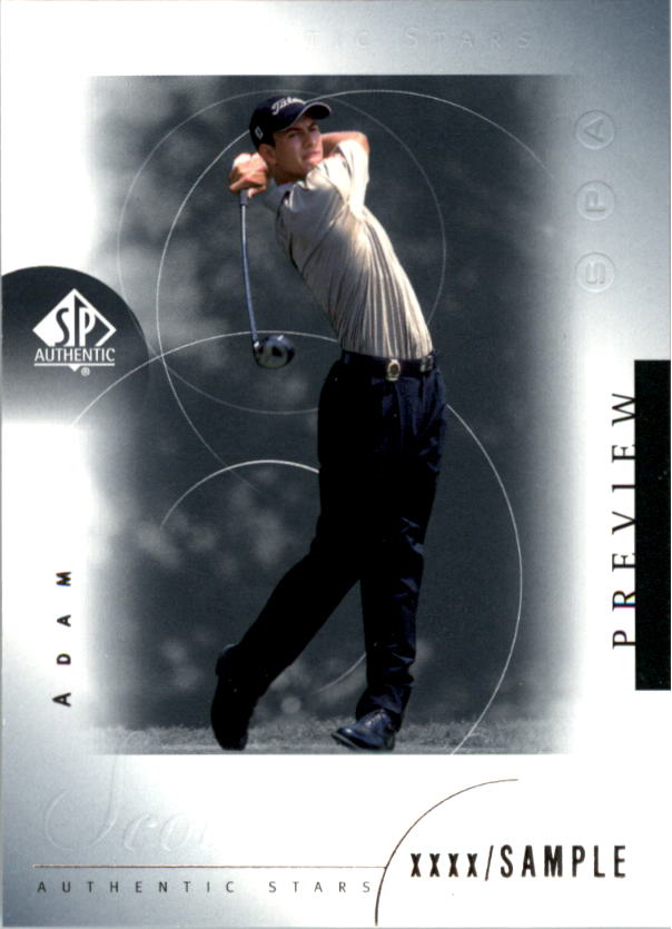 2001 SP Authentic Preview Golf Card Pick - Picture 46 of 117