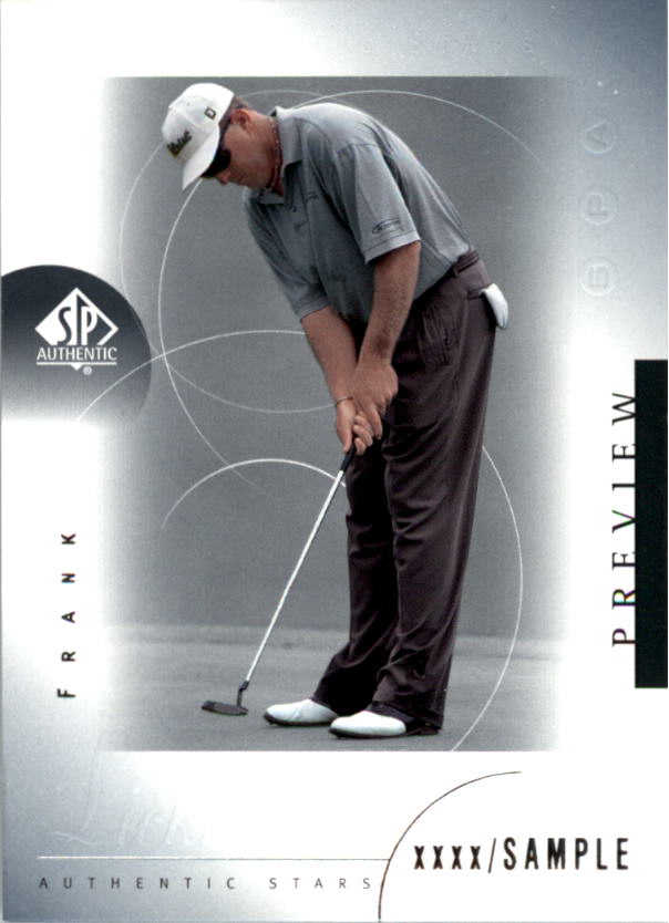 2001 SP Authentic Preview Golf Card Pick - Picture 48 of 117