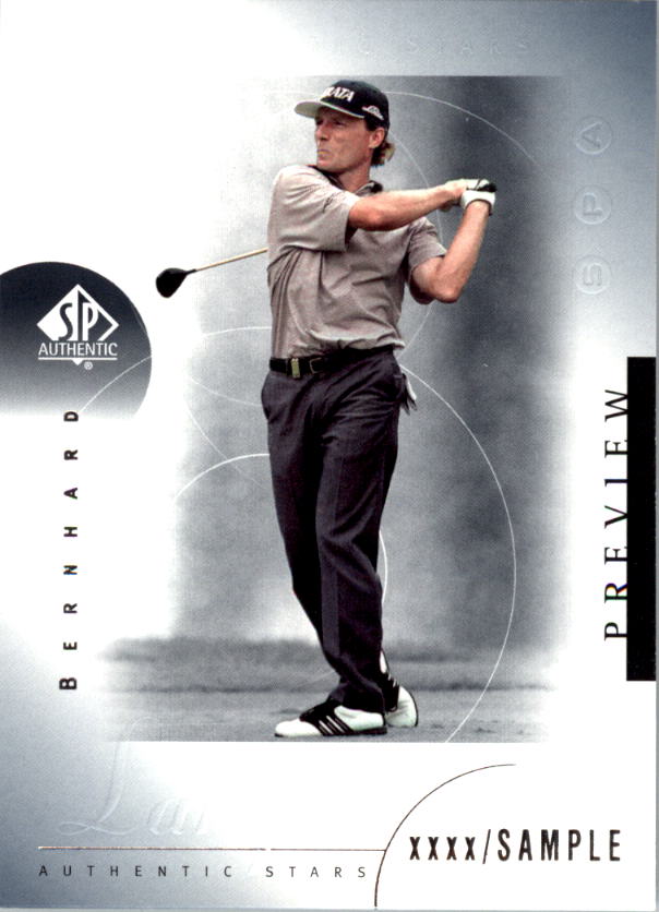 2001 SP Authentic Preview Golf Card Pick - Picture 54 of 117