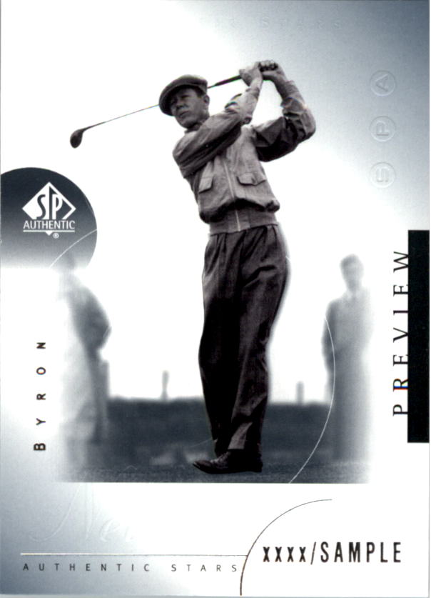 2001 SP Authentic Preview Golf Card Pick - Picture 56 of 117