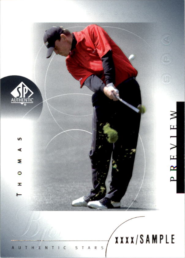2001 SP Authentic Preview Golf Card Pick - Picture 68 of 117