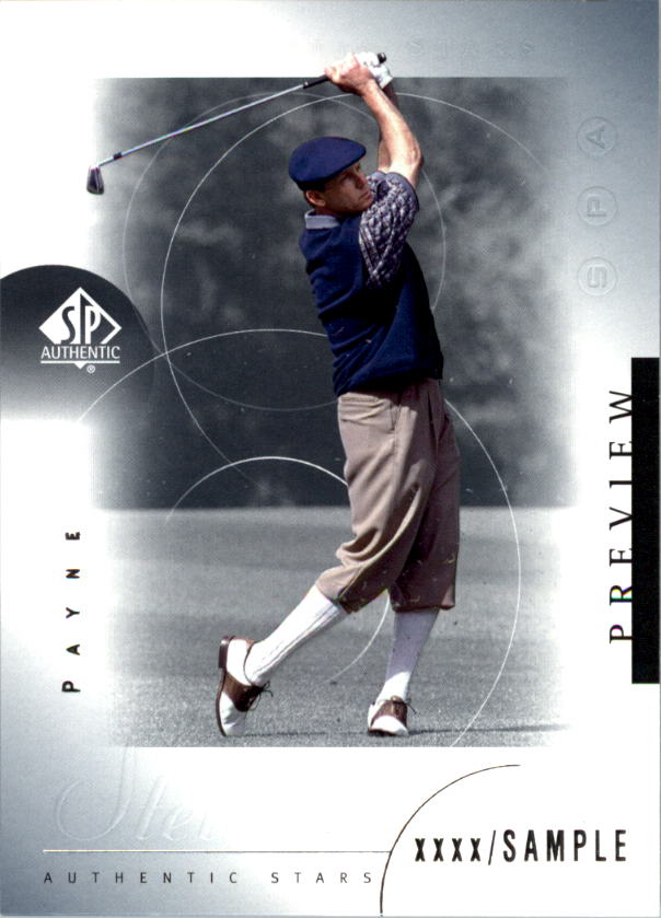 2001 SP Authentic Preview Golf Card Pick - Picture 72 of 117