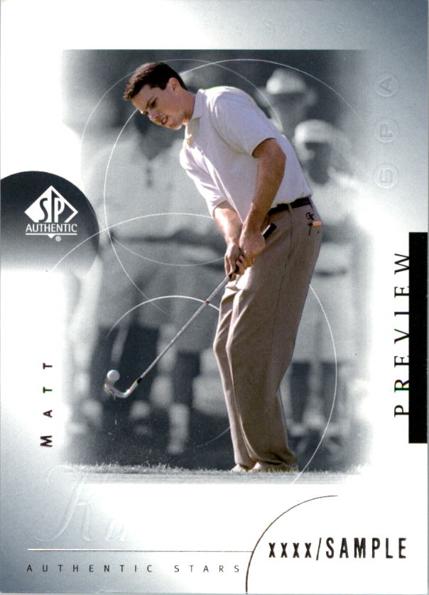 2001 SP Authentic Preview Golf Card Pick - Picture 80 of 117