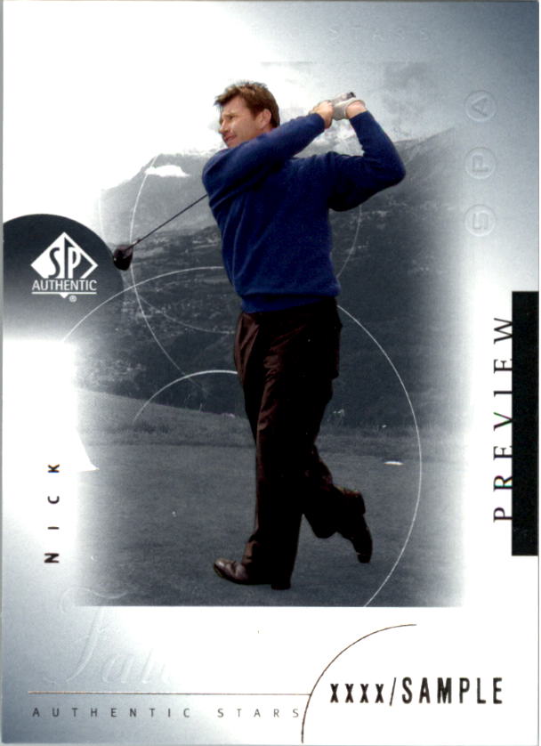 2001 SP Authentic Preview Golf Card Pick - Picture 84 of 117