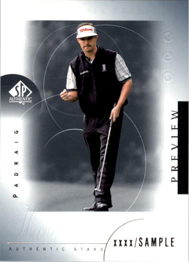 2001 SP Authentic Preview Golf Card Pick - Picture 88 of 117