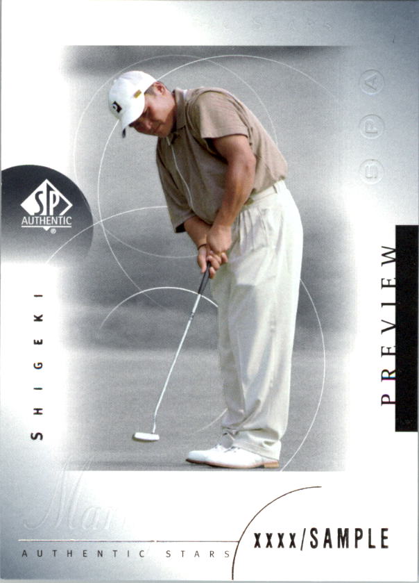 2001 SP Authentic Preview Golf Card Pick - Picture 94 of 117