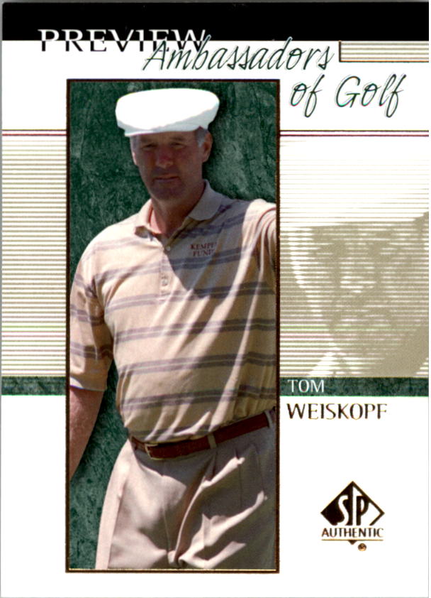 2001 SP Authentic Preview Golf Card Pick - Picture 100 of 117