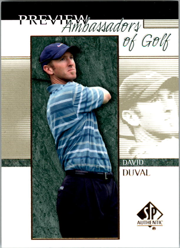2001 SP Authentic Preview Golf Card Pick - Picture 110 of 117