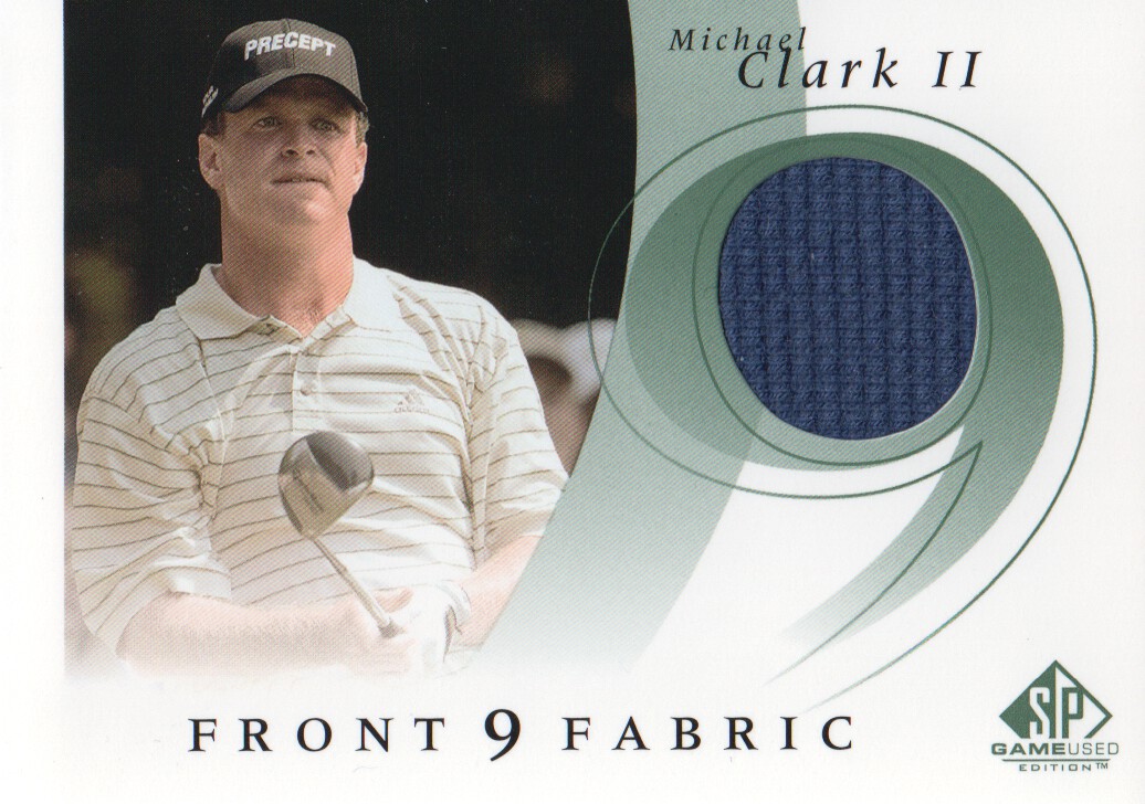 2002 SP Game Used Front 9 Fabric #CA Michael Clark II