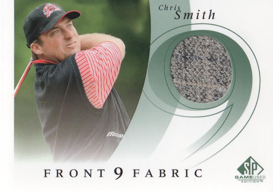 2002 SP Game Used Front 9 Fabric #CS Chris Smith