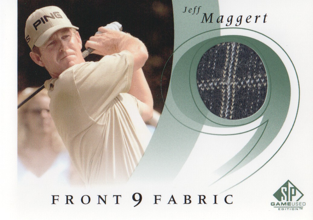 2002 SP Game Used Front 9 Fabric #JM Jeff Maggert