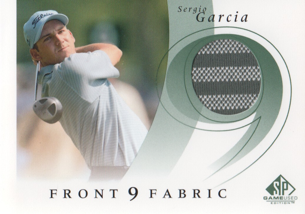 2002 SP Game Used Front 9 Fabric #SG Sergio Garcia
