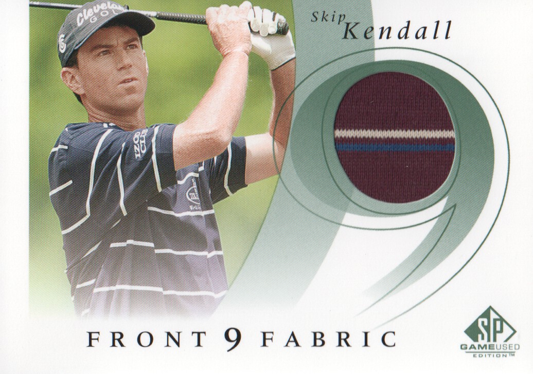 2002 SP Game Used Front 9 Fabric #SK Skip Kendall
