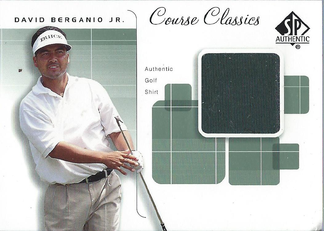 2002 SP Authentic Course Classics Game-Used Shirt Cards #CCDB David Berganio Jr.