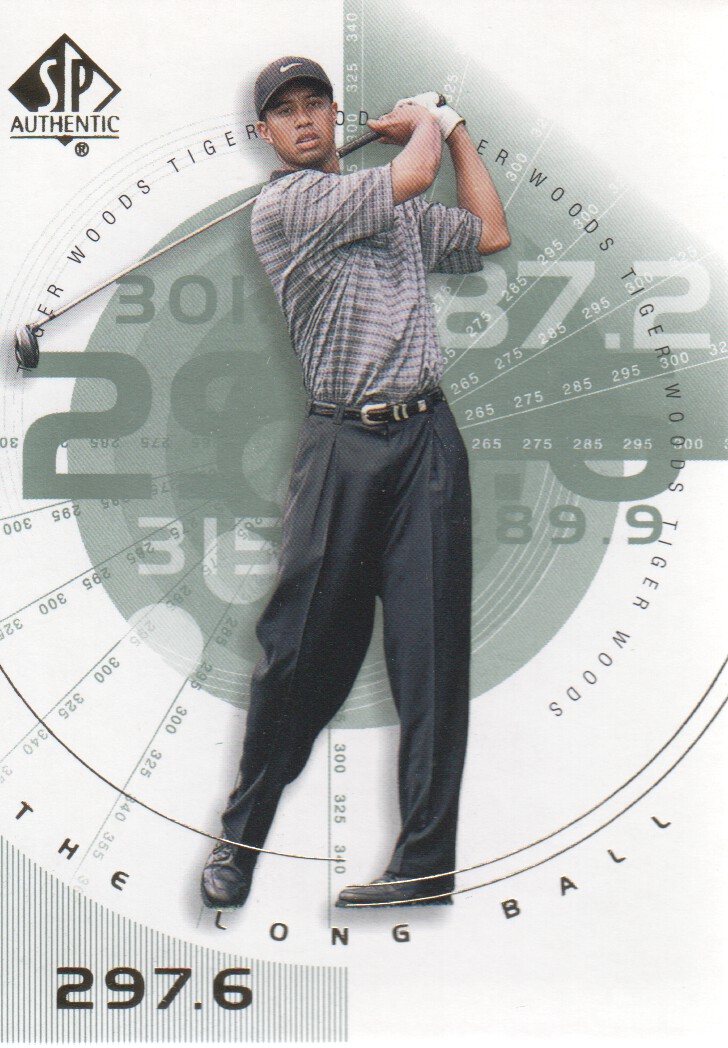 2002 SP Authentic #76 Tiger Woods LB