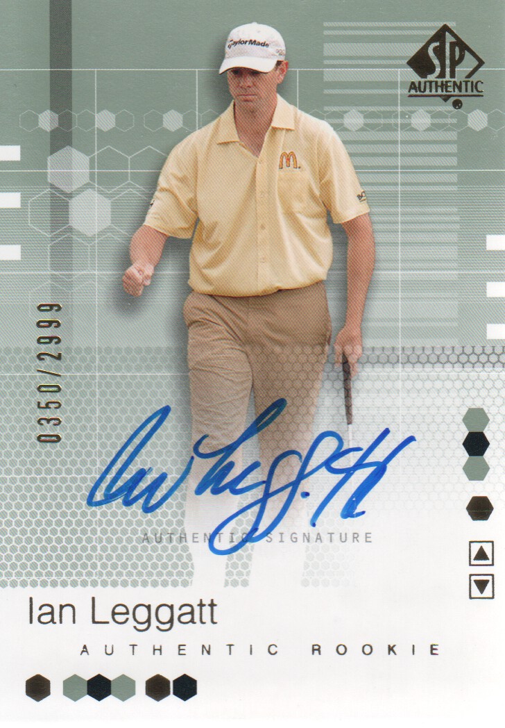 2002 SP Authentic #92 Ian Leggatt AU RC