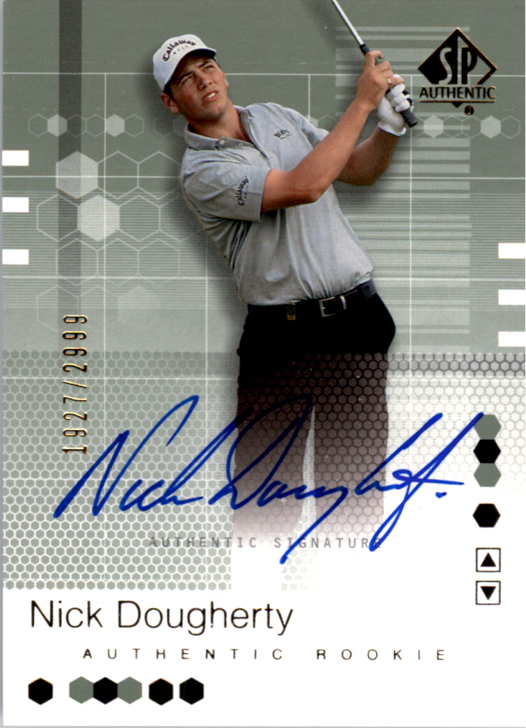 2002 SP Authentic #97 Nick Dougherty AU RC