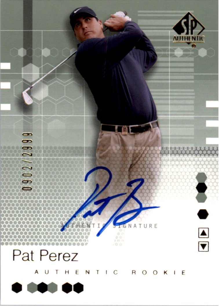 2002 SP Authentic #98 Pat Perez AU RC