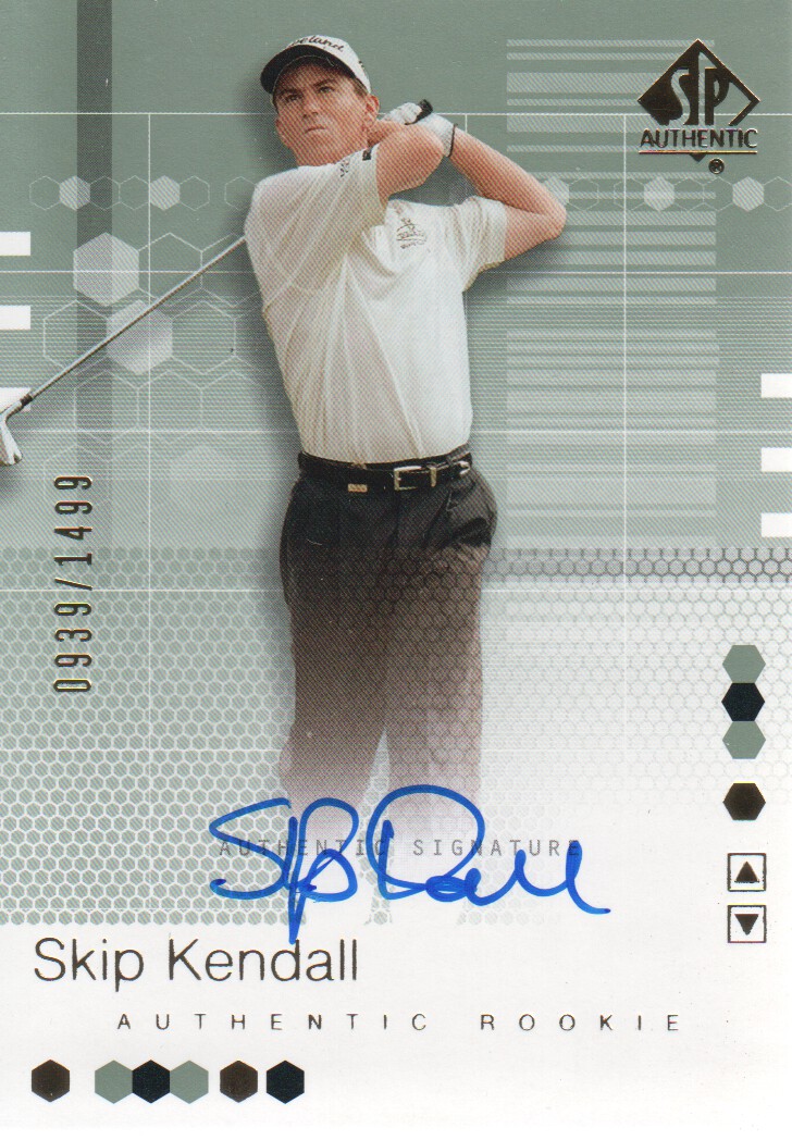 2002 SP Authentic #107 Skip Kendall AU RC