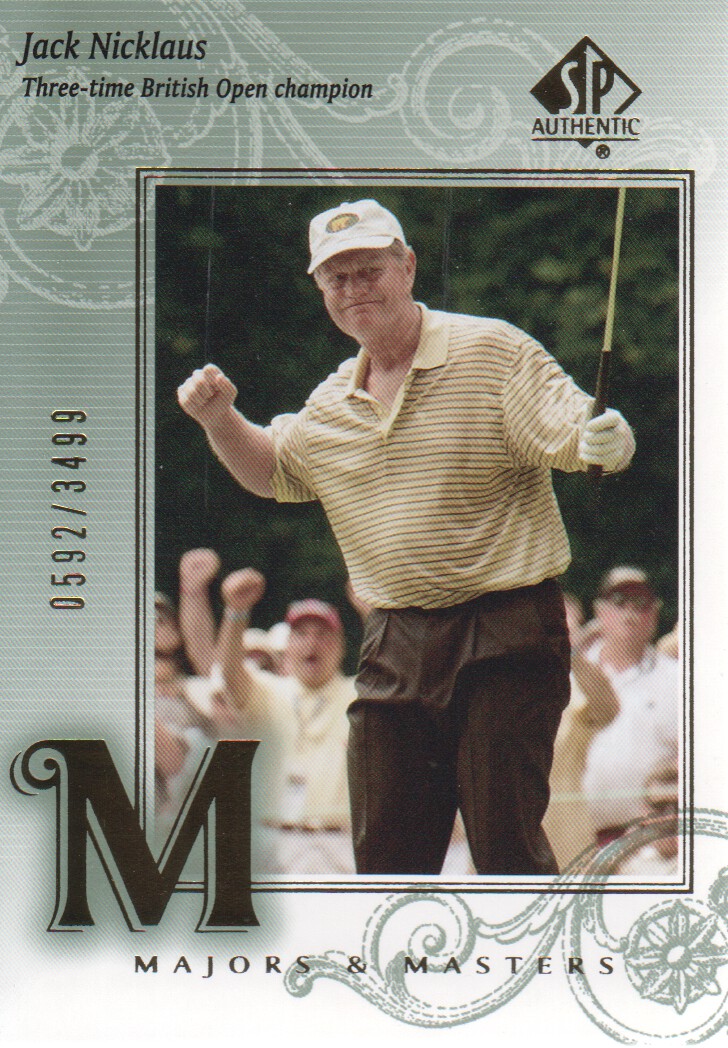 2002 SP Authentic #124 Jack Nicklaus MM