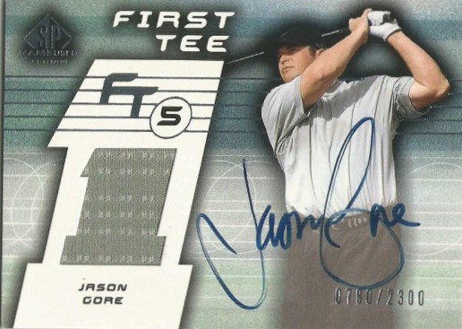 2003 SP Game Used #63 J.Gore AU Shirt T5 RC