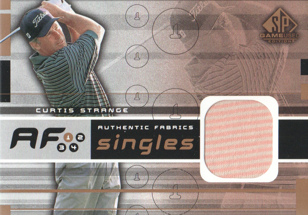 2003 SP Game Used Authentic Fabrics Singles #CS Curtis Strange