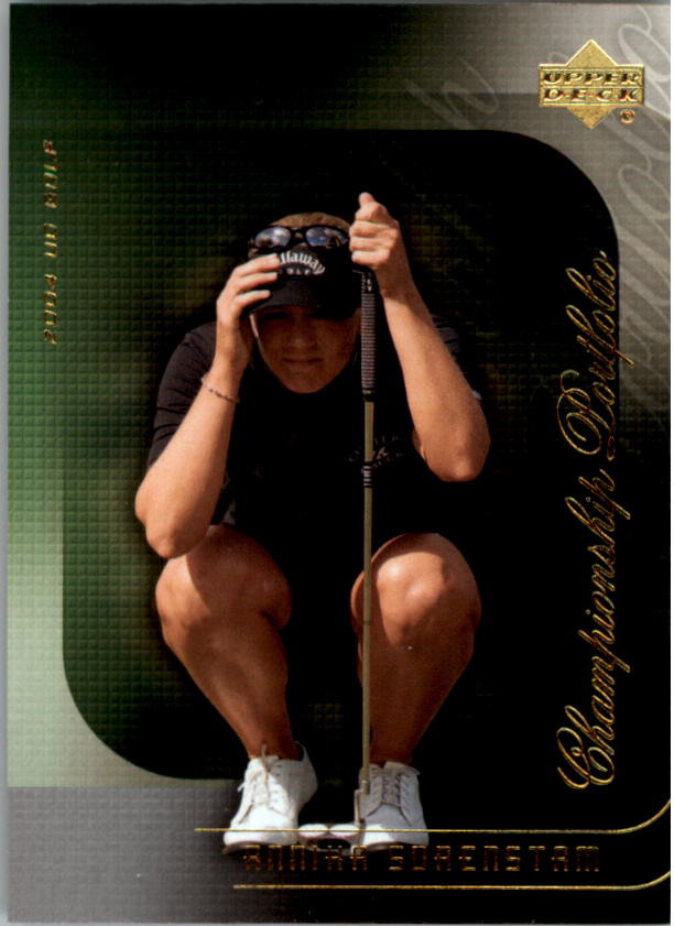 2004 Upper Deck Champion Portfolio #CP24 Annika Sorenstam