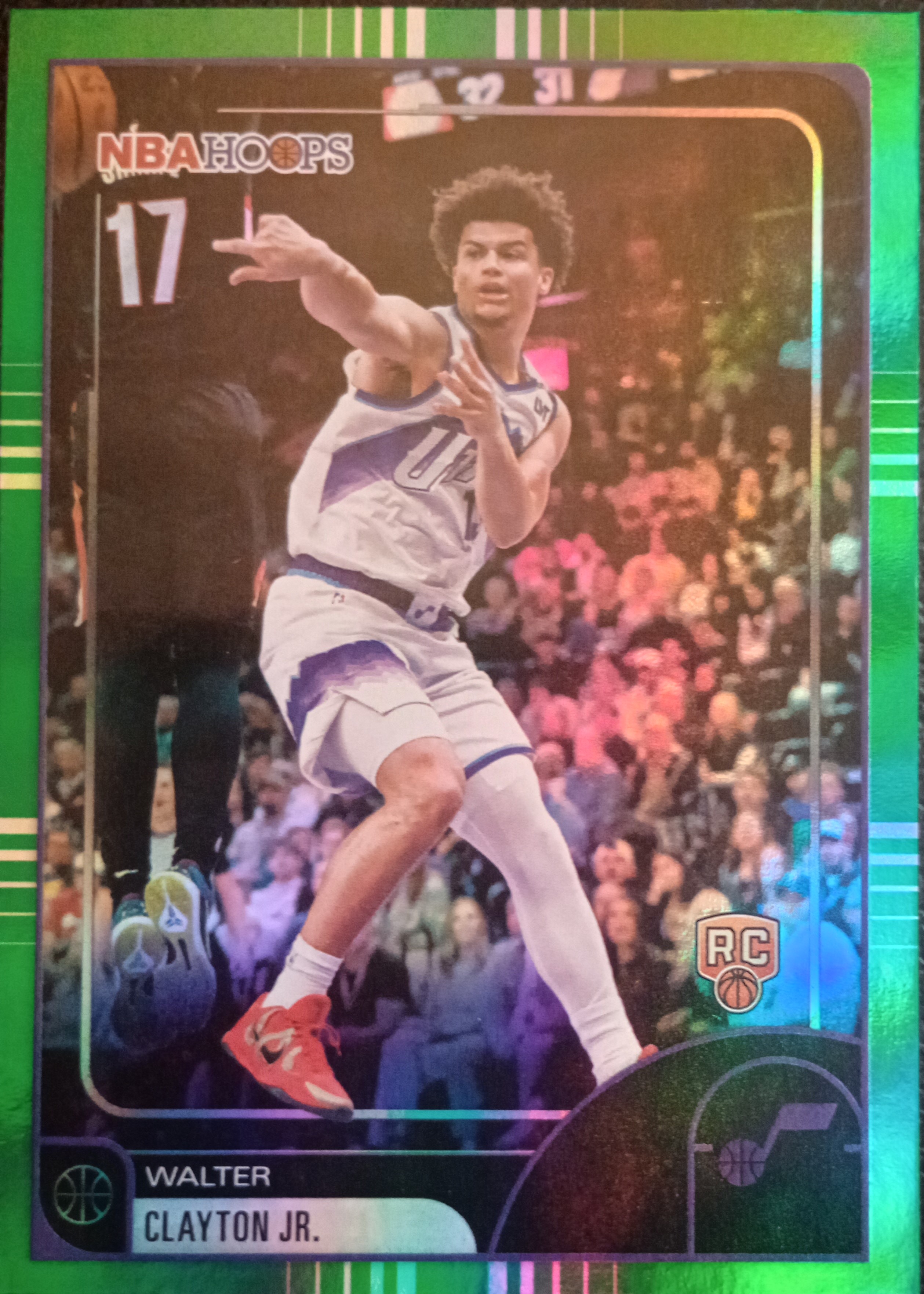 2025-26 Hoops Green Hoops #173 Walter Clayton Jr.