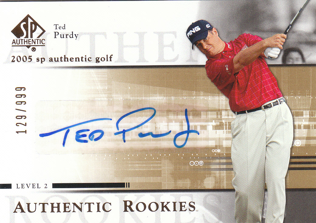 2005 SP Authentic #94 Ted Purdy AU L2 RC