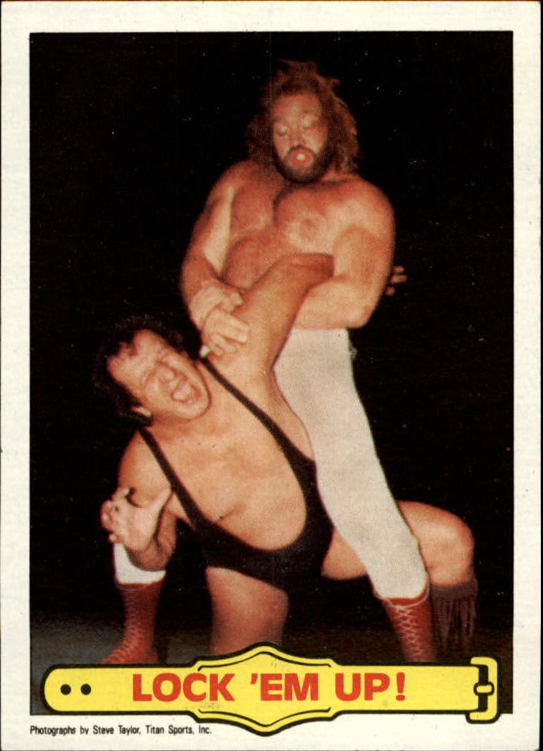 1985 Topps WWF #23 Lock 'Em Up! RA