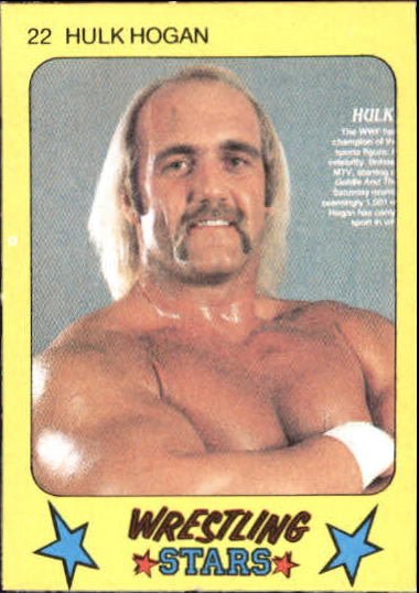 1986 Monty Gum Wrestling #22 Hulk Hogan