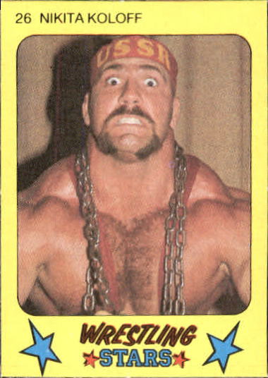 1986 Monty Gum Wrestling #26 Nikita Koloff