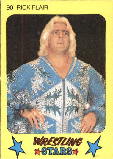 1986 Monty Gum Wrestling #90 Rick Flair UER