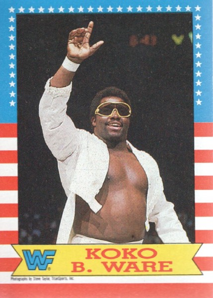 1987 Topps WWF #5 Koko B. Ware RC