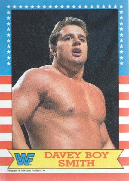 1987 Topps WWF #19 Davey Boy Smith
