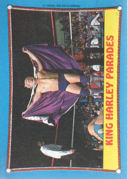 1987 Topps WWF #31 King Harley Parades RA