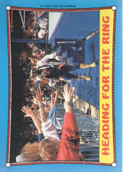 1987 Topps WWF #39 Heading for the Ring RA