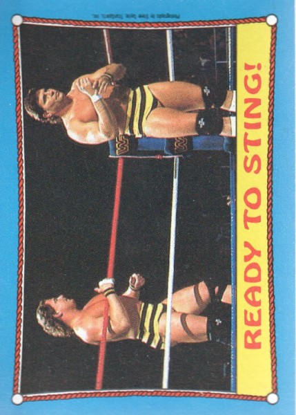 1987 Topps WWF #62 Ready to Sting! RA