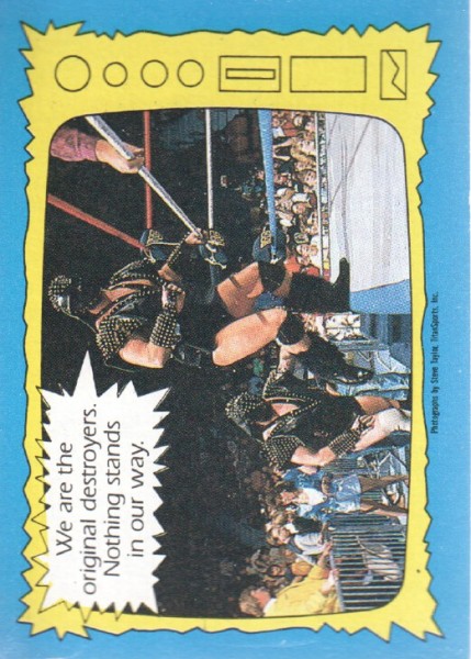 1987 Topps WWF #71 We are the original destroyers. SS