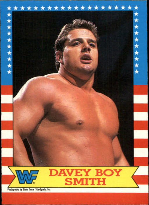 1987 O-Pee-Chee WWF #19 Davey Boy Smith