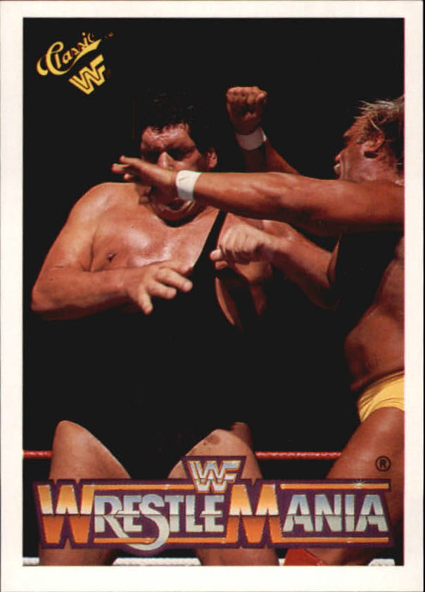1990 Classic WWF History of WrestleMania #28 Hulk Hogan/Andre the Giant