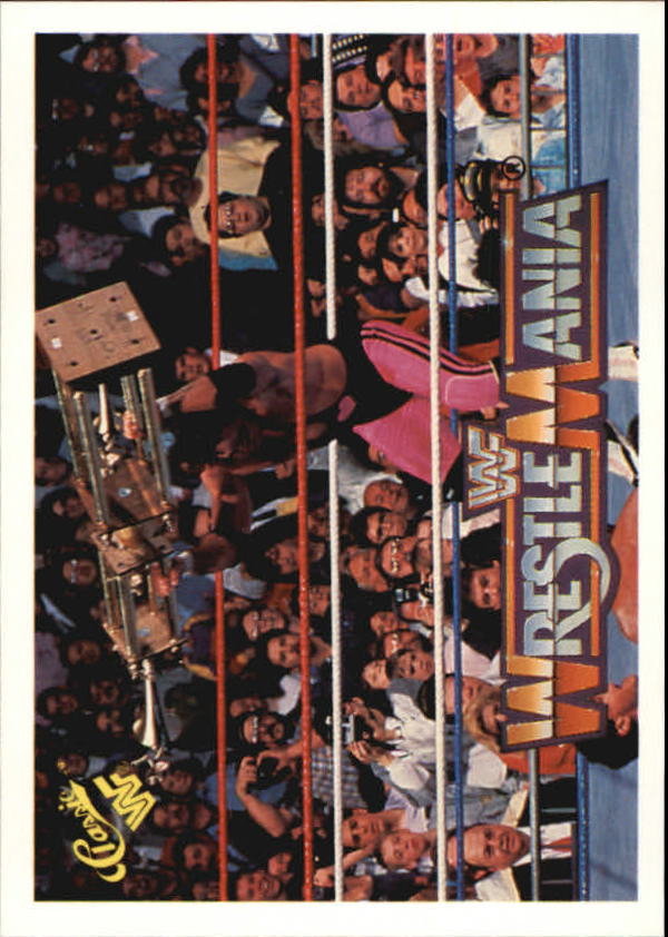 1990 Classic WWF History of WrestleMania #71 Bret Hit Man Hart/Bad News Brown